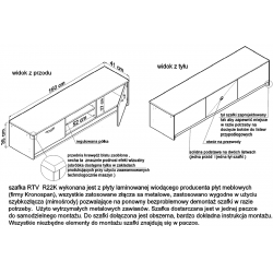 SZAFKA RTV K028 BIAŁY