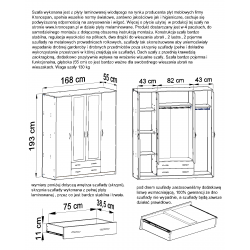 Szafa Wiktoria 4D SZ08 SONOMA